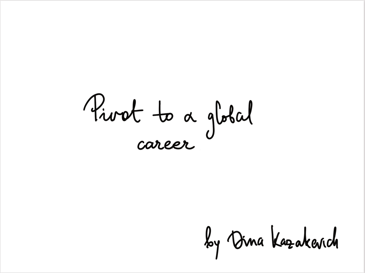 Pivot to a global career